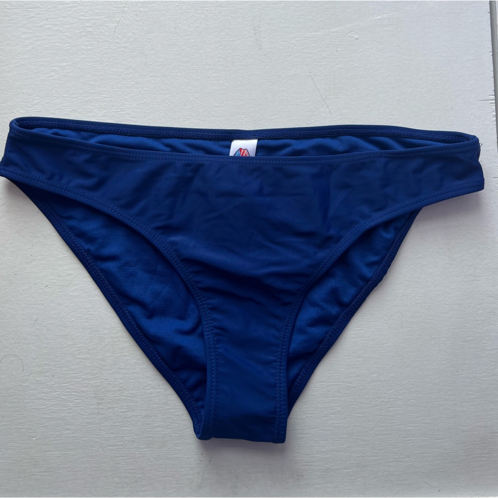 Blue bikini bottoms
